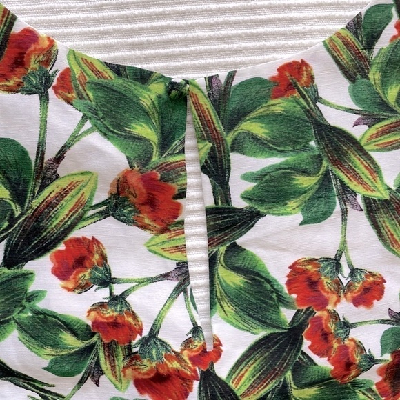 JOIE Mare Floral Linen and Silk Dress Size Medium - Picture 5 of 11